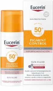 Eucerin Sun Protection Fluid Pigment Control SPF50 - Zonnebrand - 50 ml - Afbeelding 2