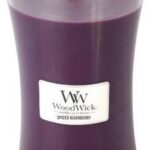 WoodWick Hourglass Large Geurkaars - Spiced Blackberry