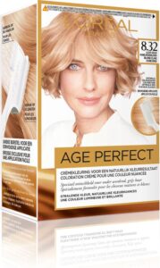 LÃƒÆ’Ã‚Â¢ÃƒÂ¢Ã¢â‚¬Å¡Ã‚Â¬ÃƒÂ¢Ã¢â‚¬Å¾Ã‚Â¢OrÃƒÆ’Ã†â€™Ãƒâ€šÃ‚Â©al Paris Excellence Age Perfect Haarverf - 8.32 Licht Goud Parelmoerblond - Afbeelding 2