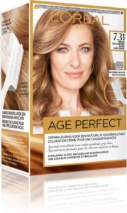 L’Oréal Paris Excellence Age Perfect 7.31 - Midden Asblond - Permanente Haarverf - Afbeelding 2