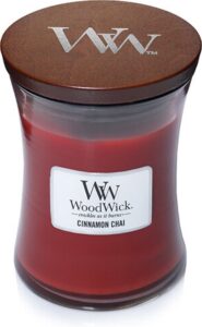 WoodWick Hourglass Medium Geurkaars - Cinnamon Chai - Afbeelding 2
