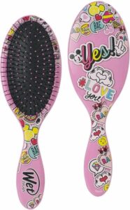 The Wet Brush Disney Classic Peace Love Mickey Brush 1 U - Afbeelding 3