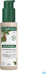 Klorane Repairing Cica-Serum with Organic Cupuaçu & Hyaluronic Acid 100ml