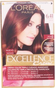 Excellence Cream Tint Hair Color By L'oreal #6.41-avellana