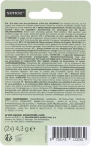 Sence Lippenbalsem Aloë Vera 2 stuks - Afbeelding 3