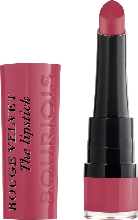 528x840-43 Bourjois Rouge Velvet The Lipstick 04 Hip Hip Pink 2,4 g - Afbeelding 1