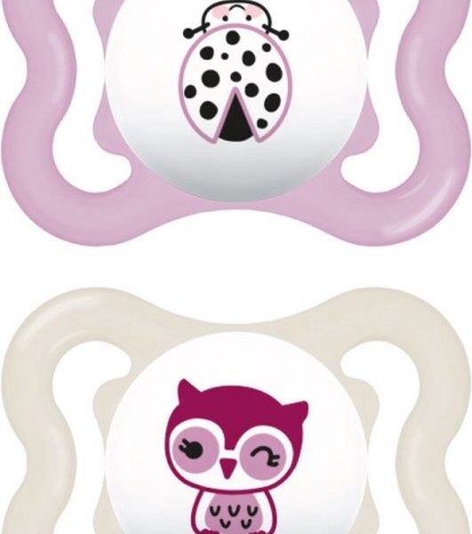 Mam Baby Dummy Perfect Star 0-2 Pink 2u