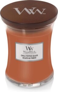 WoodWick Hourglass Medium Geurkaars - Chilli Pepper Gelato