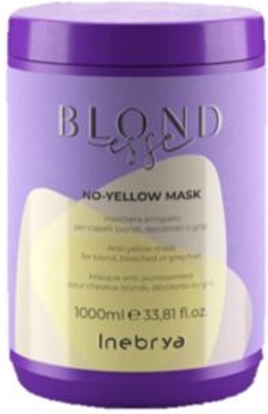 544x840-59 Inebrya - Blondesse No-Yellow Mask 1000ML - Afbeelding 1