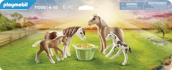 550x224 PLAYMOBIL Country 2 IJslandse pony’s met veulens - 71000 - Afbeelding 1