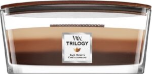 WoodWick Heartwick Flame Ellipse Trilogy Geurkaars - Cafe Sweets