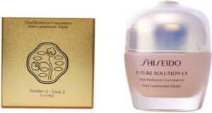 Shiseido Creme Shiseido Huidverzorging Future Solution LX Creme Total Radiance Foundation SPF15 Golden 3 30 ml - Afbeelding 5