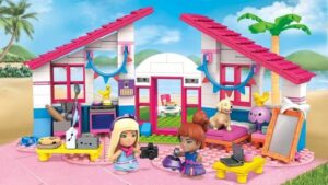 MEGA Barbie Malibu Huis bouwset - 303 bouwstenen - Afbeelding 5