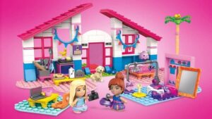 MEGA Barbie Malibu Huis bouwset - 303 bouwstenen - Afbeelding 13