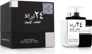 Uniseks Parfum Lattafa EDP 24 Carat White Gold (100 ml) - Afbeelding 4