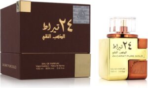 Uniseks Parfum Lattafa EDP 24 Carat Pure Gold (100 ml) - Afbeelding 4