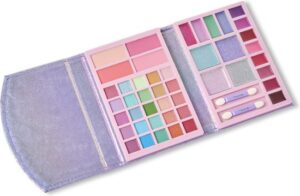 Unicorn kinder make up reisetui 17 x 12 cm kids beauty cadeau tip vakantie Martinelia schmink en verkleed accessoire