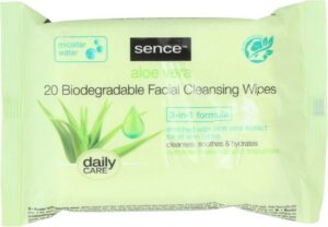 Sence Gezichtsreinigingsdoekjes Aloë Vera 20 stuks - Afbeelding 2