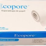 DOOS MET 12 ROLLEN WIT HECHTPLEISTER WIT PAPIER TAPE 2,5 cm x 9,2 m