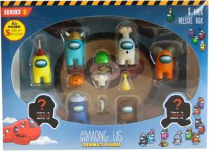 Among Us Crewmate 8-pack figuren - 1 willekeurige set - Spaar ze allemaal
