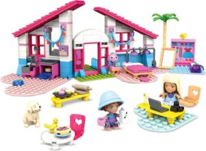 MEGA Barbie Malibu Huis bouwset - 303 bouwstenen - Afbeelding 4