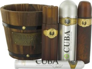Cuba - Cuba Gold Gift Set 100 ml , aftershave Cuba Gold 100 ml deodorant 200 ml Cuba Gold and Cuba Gold 35 ml - 100ML - Afbeelding 3