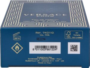 Versace Eros 100 ml Eau de Parfum - Herenparfum - Afbeelding 4