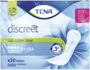 Normaal Maandverband zonder vleugels Tena Discreet Extra 20 Stuks
