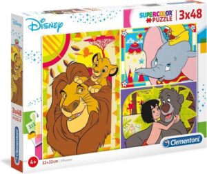 Clementoni Legpuzzel Disney Classic 48 Stukjes 3 Stuks - Afbeelding 3
