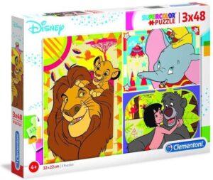 Clementoni Legpuzzel Disney Classic 48 Stukjes 3 Stuks - Afbeelding 2