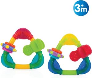 Nuby - Bijtspeelgoed - Bijtdriehoek - 3m+ - Afbeelding 6