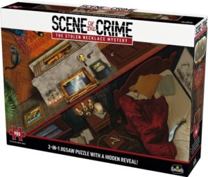 Scene of the Crime: The Stolen Necklace Mystery - 2-in-1-puzzel - 980 Puzzelstukjes - Afbeelding 2