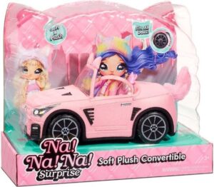 Na! Na! Na! Surprise Cabrio - Soft Plush Convertible Auto - Poppenvervoersmiddel - Afbeelding 3