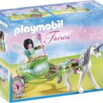 Eenhoornkoets met Vlinderfee / Fée Papillon avec calèche et licorne