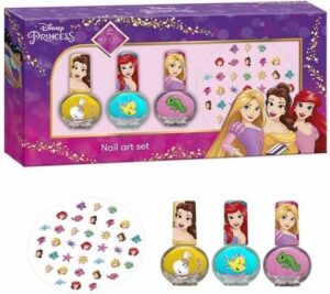 DISNEY PRINCESS - Nail Art Set - Nagellak + Nageldecoratie - Afbeelding 2