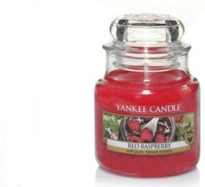 Yankee Candle Geurkaars Small Red Raspberry - 9 cm / ø 6 cm - Afbeelding 2