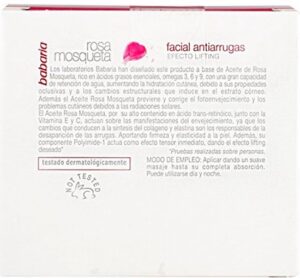 Anti-Aging Crème Lifting Effect Babaria Rozenbottel - Afbeelding 3