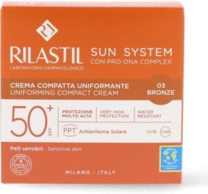Compacte Bronspoeders Rilastil Sun System Bronze Spf 50+ (10 g) - Afbeelding 3