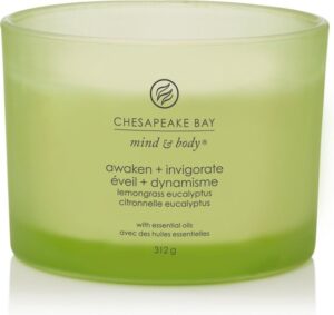 Chesapeake Bay Awaken & Invigorate - Lemongrass Eucalyptus 3-Wick Candle - Afbeelding 2