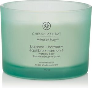 Chesapeake Bay Balance & Harmony - Waterlily Pear 3-Wick Candle - Afbeelding 2