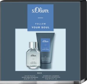 s.Oliver Follow Your Soul Men EDT 30 ml Geschenkset (2-delig) - Afbeelding 2