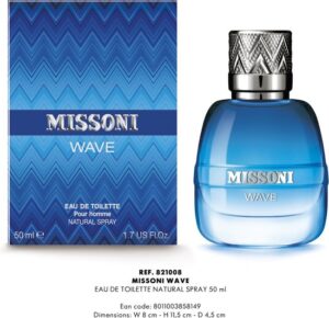 Missoni Wave Eau de Toilette voor Mannen 50 Ml - Afbeelding 2