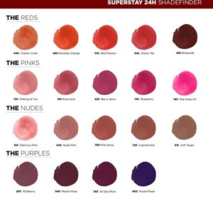 Maybelline Superstay 24H Lippenstift - 260 Wildberry - Afbeelding 2