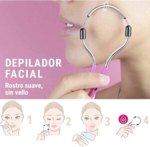 Facial Hair Remover Beter Depilador Facial Stainless steel Fuchsia - Afbeelding 2