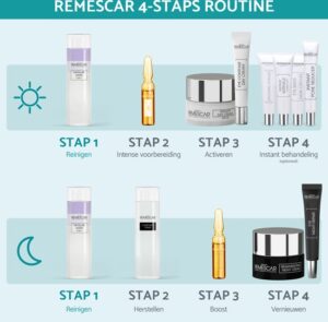 Remescar Micellair Water 3 in 1 - Gezichtsreiniger met vitamine C en Hyaluronzuur, Make Up Remover voor intensieve reiniging van de huid en verwijdering van onzuiverheden, Face Wash voor hydratatie en reiniging, 200 ml - Afbeelding 3