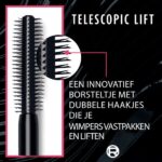 L’Oréal Paris Telescopic Lift Mascara – Zwart - Mascara voor lange, gelifte wimpers en volume – 9,9ML - Afbeelding 3
