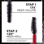 LorealParis PRO XXL LIFT 2-staps Mascara - Zwart - 12ml - Afbeelding 5