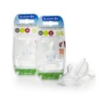 2 spenen voor suavinex fles - Natural Latex - Afbeelding 2