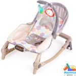 Maxenza Let's Play 2-in-1 Smart Schommelstoel Baby - Vibrerend - Automatisch - Geluiden - Controle Paneel - Verstelbaar