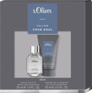 s.Oliver Follow Your Soul Men EDT 30 ml Geschenkset (2-delig)